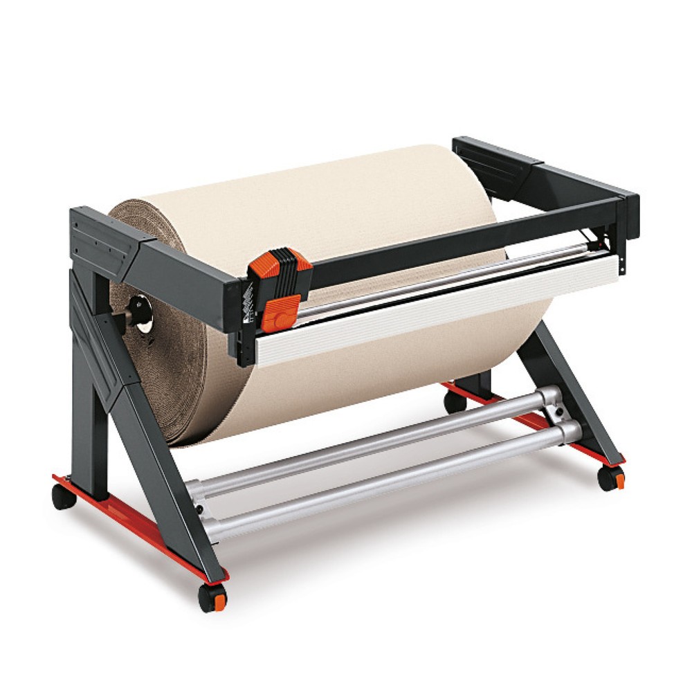 Rocholz Untertisch-Schneidständer Stabil, mobile Ausführung, Rollengewicht max. 200 kg, Schnittbreite 1.000 mm