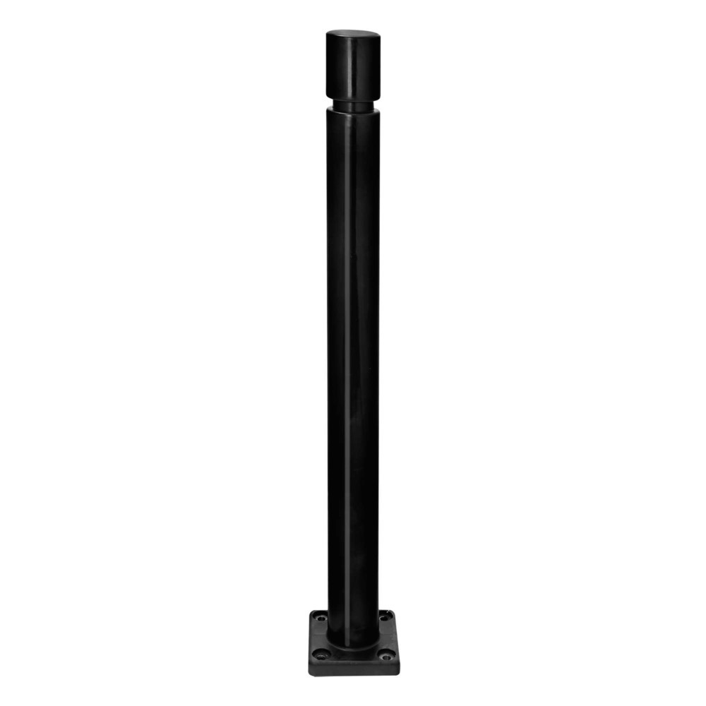 MORAVIA CITY-Poller FLEX, zum Aufdübeln, aus TPU, HxØ 1.000 x 80 mm, schwarz