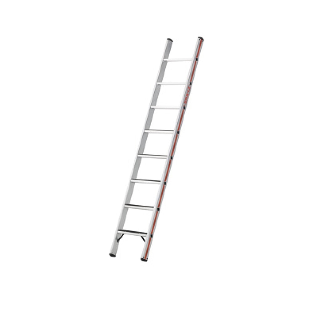 HYMER Stufenanlegeleiter, R13-Beschichtung, Standhöhe 1,17 m, 8 Sprossen