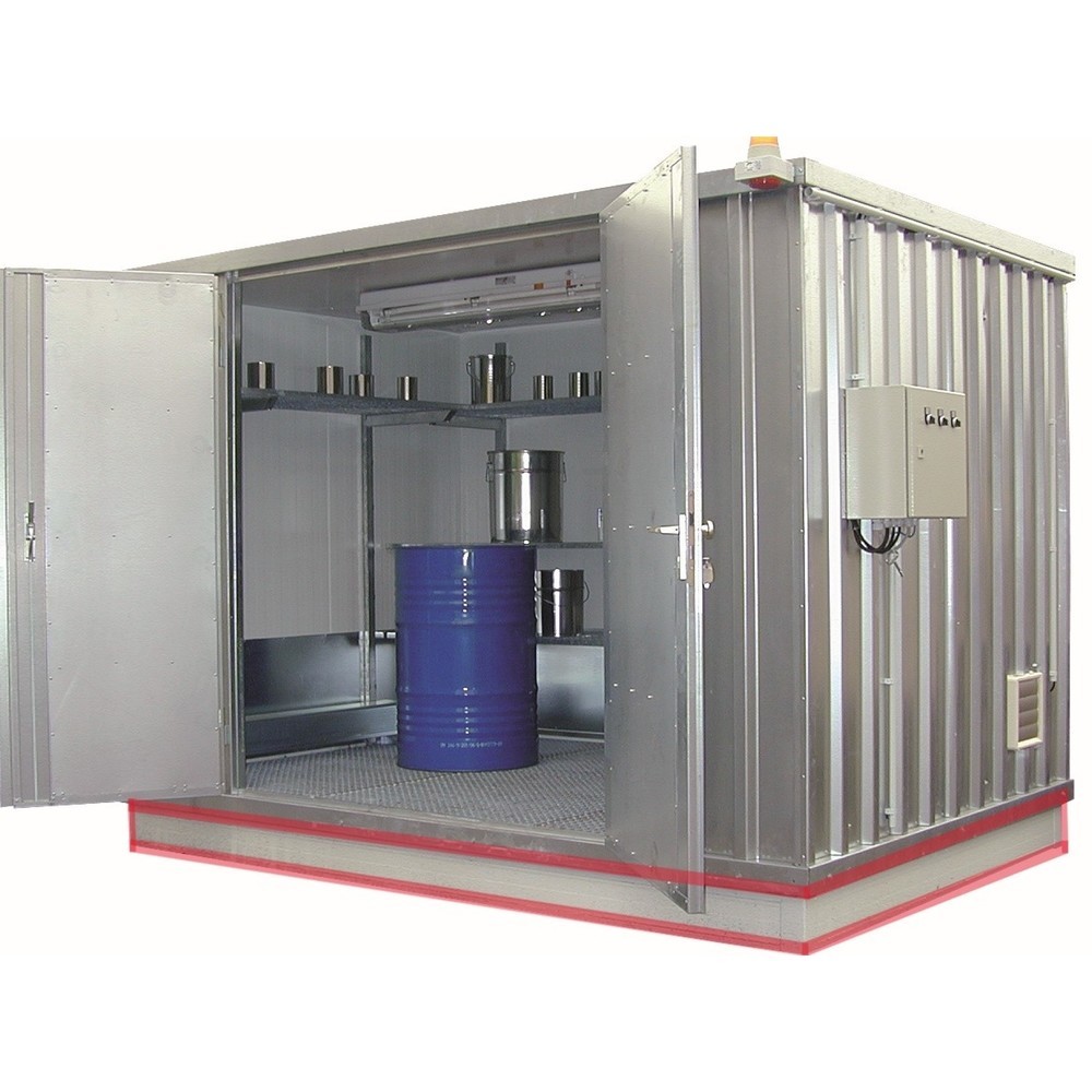 LaCont Isolierung der Auffangwanne SLT 1 x 2 mit 60 mm Mineralwoll-Dämmung