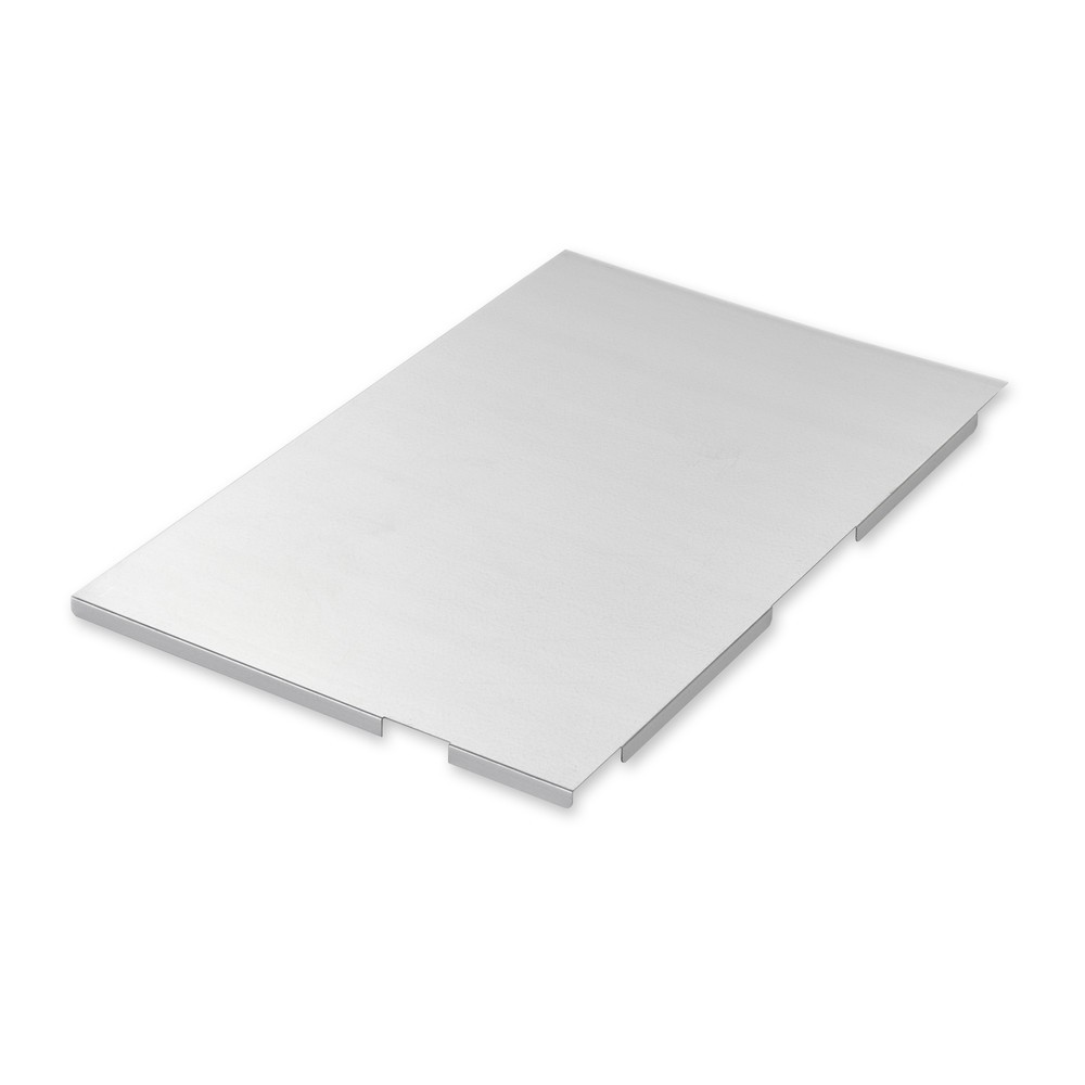 Geschlossener Stahlboden für Palettenauszug, Tragkraft 800 kg, 70 % Auszugstiefe