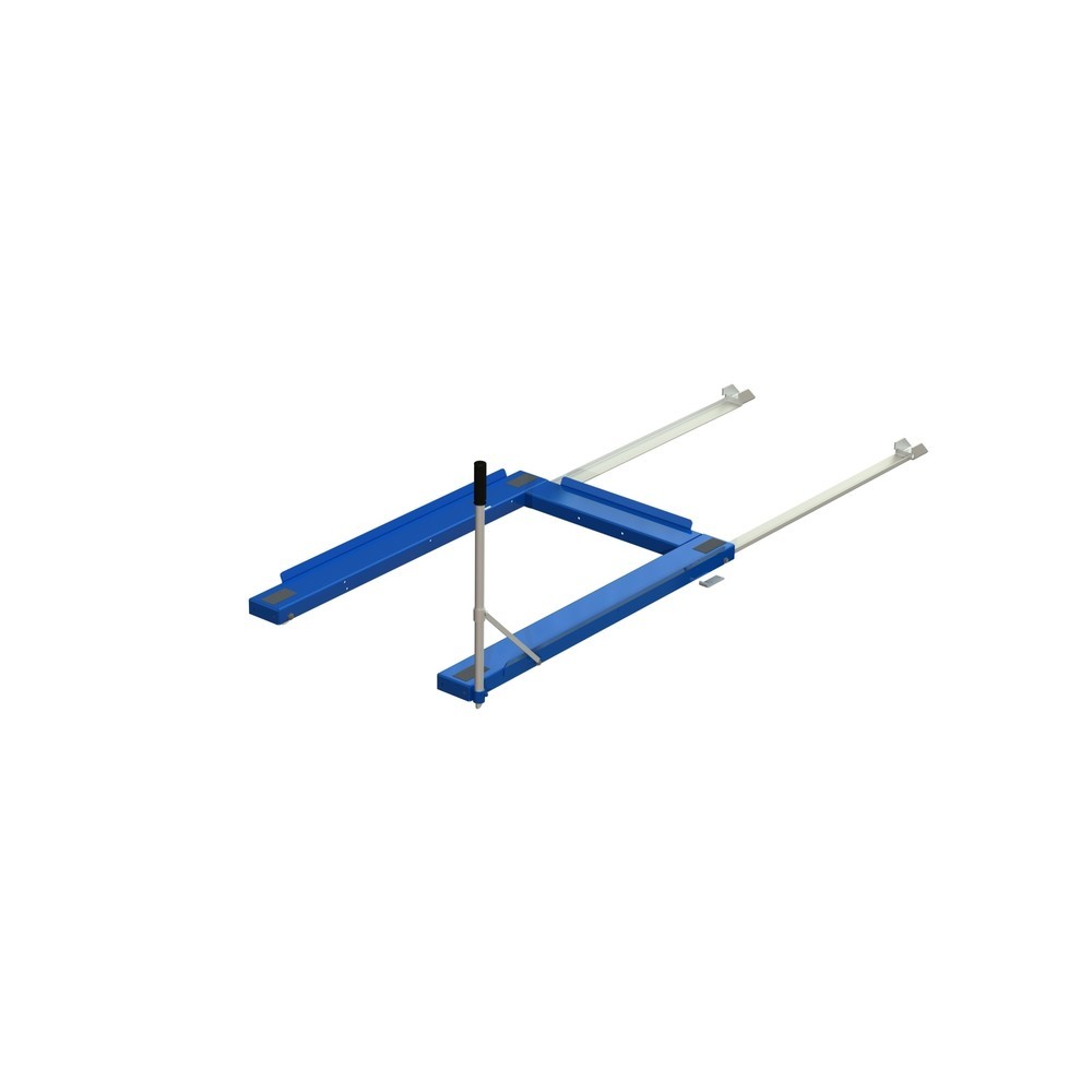 Palettenauszug, Bodenmodell, Tragkraft 1.000 kg, 85 % Auszugstiefe, mit 700 mm Standardgriff