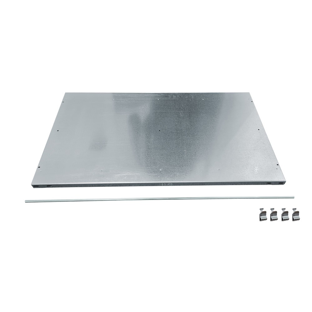 Zusatzboden für SCHULTE Aktenregal (Stecksystem), mit End-/Mittelanschlägen, BxT 1.300 x 600 mm