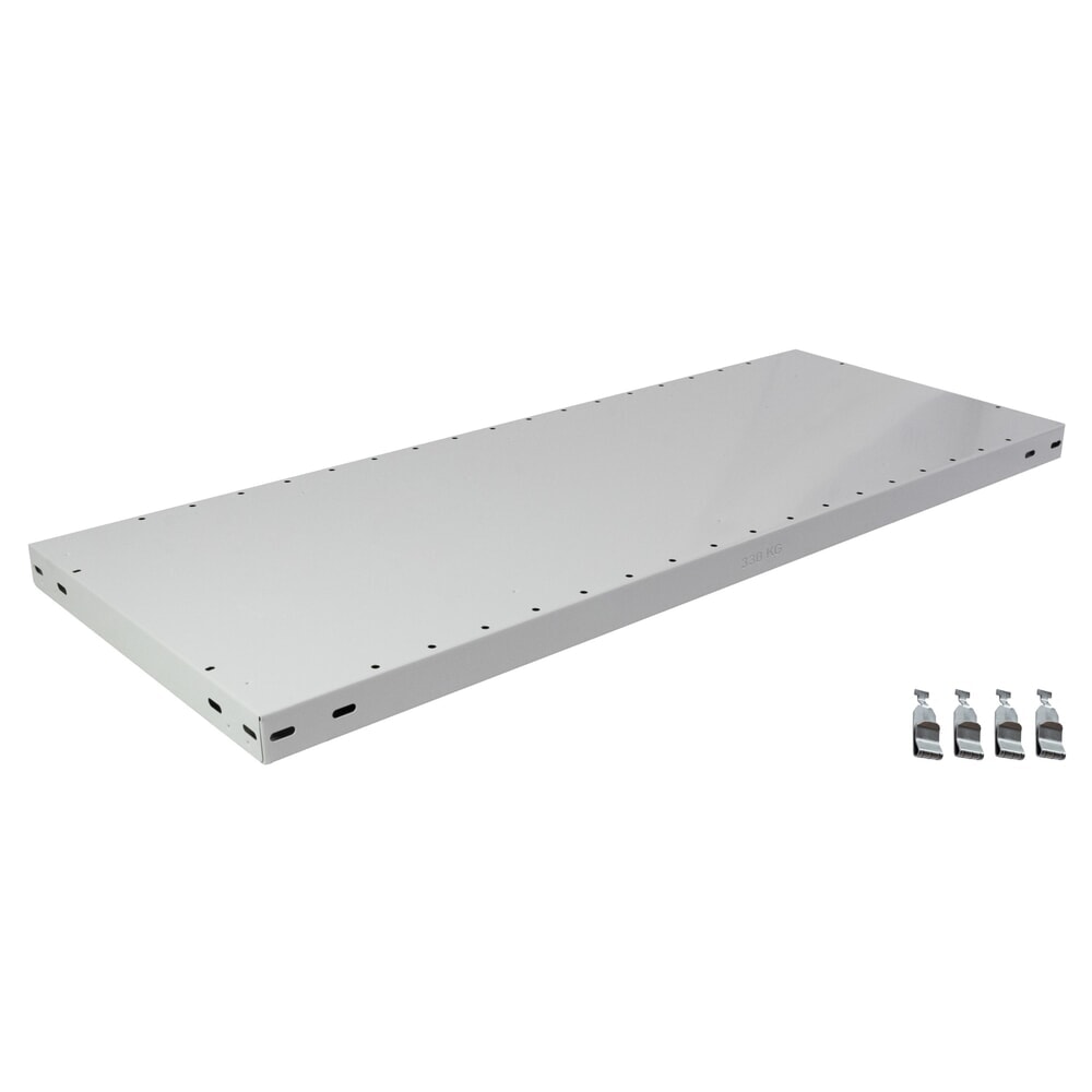 Fachboden MULTIplus330 für SCHULTE Fachbodenregal, Fachlast 330 kg, lichtgrau, BxT 1.000 x 300 mm