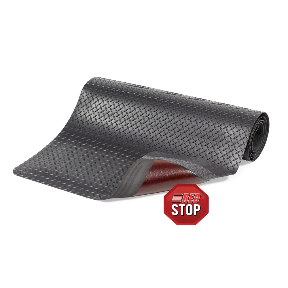 NoTrax Bodenmatte 2-lagig, PVC, BxL 600 x 910 mm, schwarz