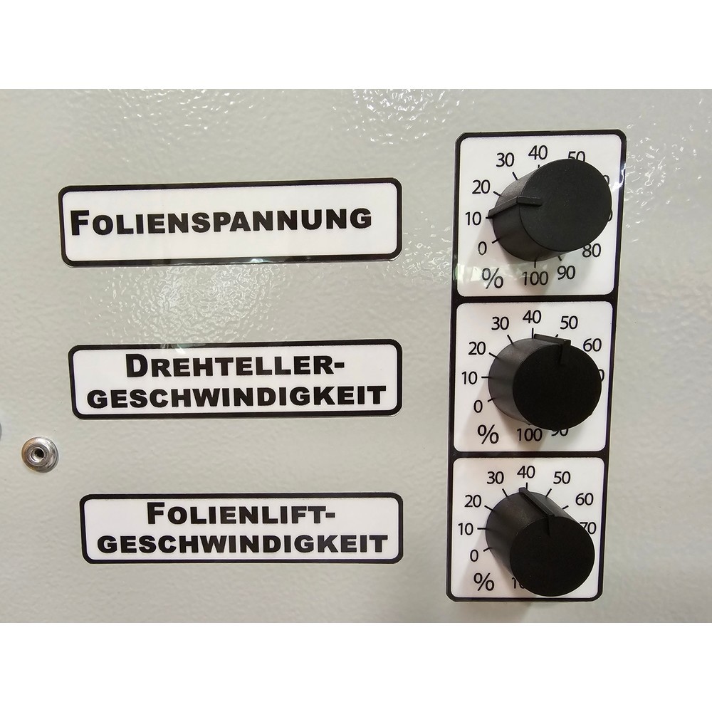 Drehteller-Steuerung für Palettenwickler Superstretch, Sanftanlauf, regelbare Geschwindigkeit