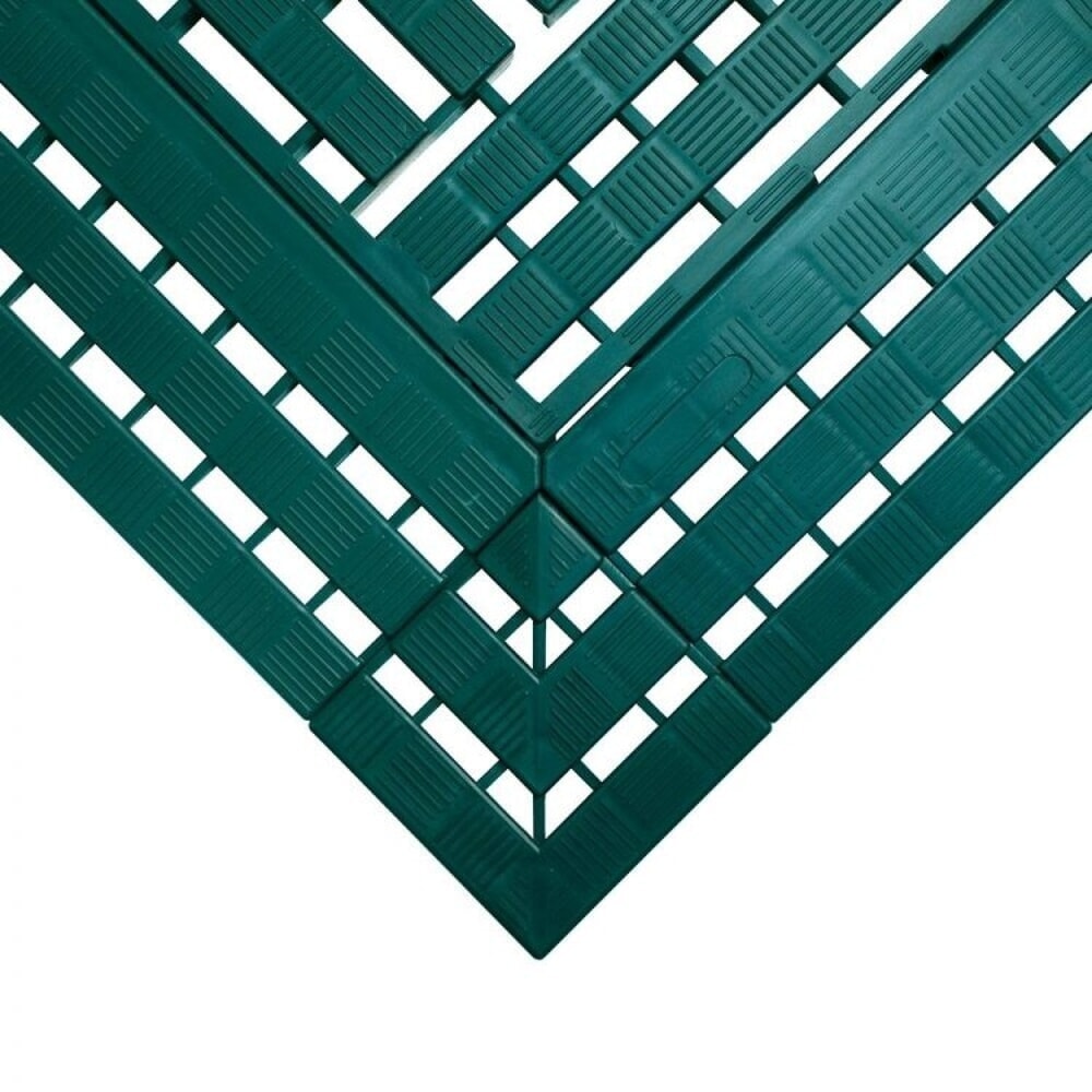 COBA Ecke für Arbeitsplatzmatte aus PE, BxL 112 x 112 mm, grün