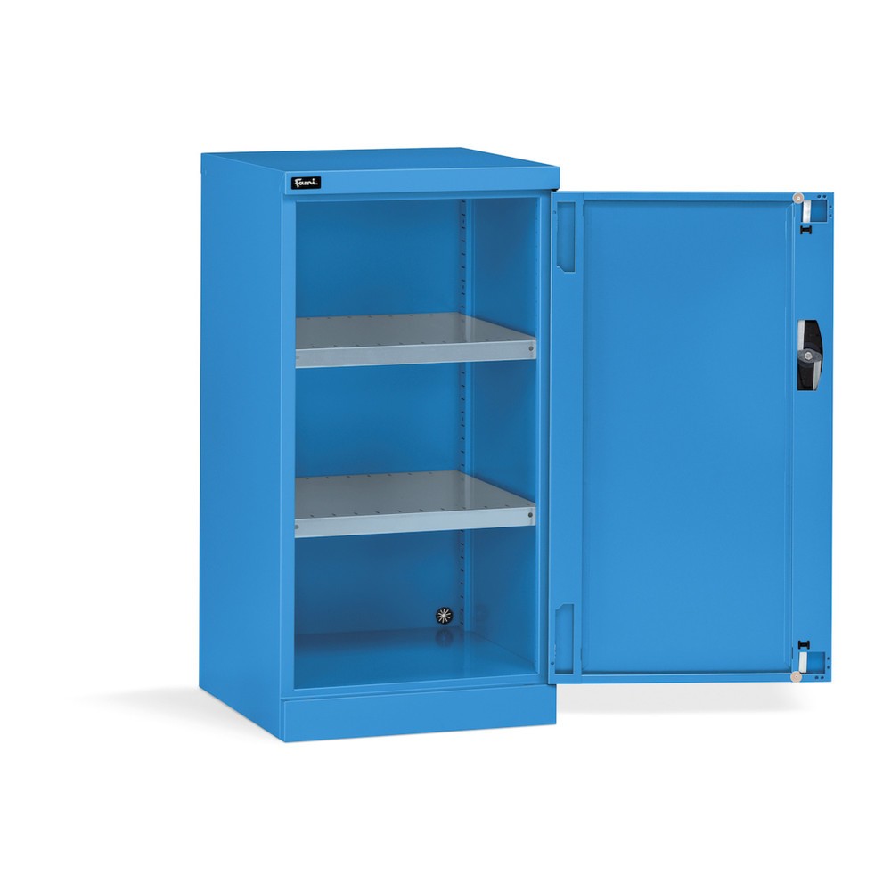 Fami PERFOM Flügeltürschrank, 2 Fachböden, HxBxT 1.000 x 512 x 555 mm, lichtblau