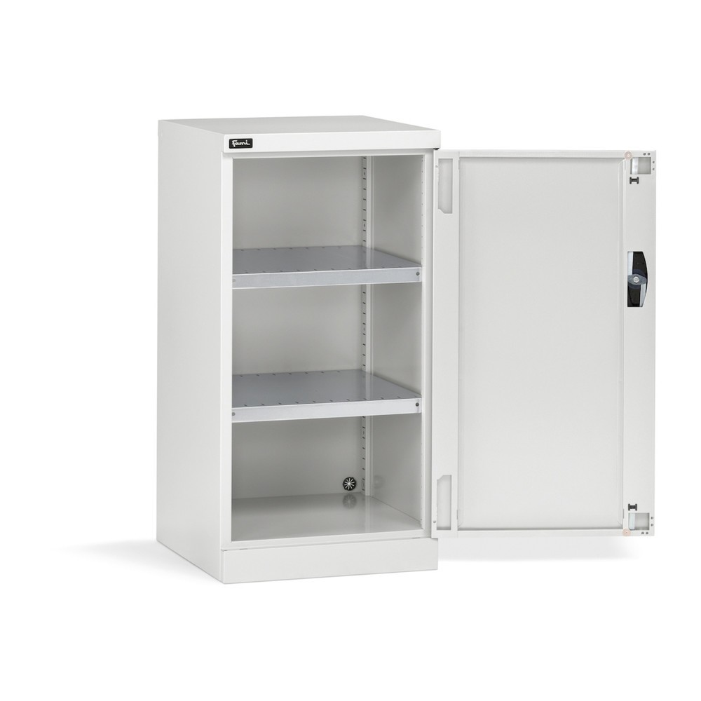 Fami PERFOM Flügeltürschrank, 2 Fachböden, HxBxT 1.000 x 512 x 555 mm, lichtgrau