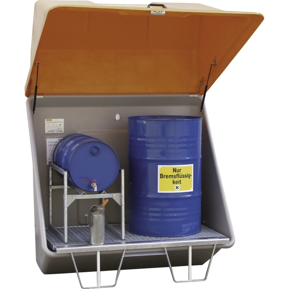CEMO Gefahrstoff-Sammelstation outdoor, Auffangvolumen 200 l