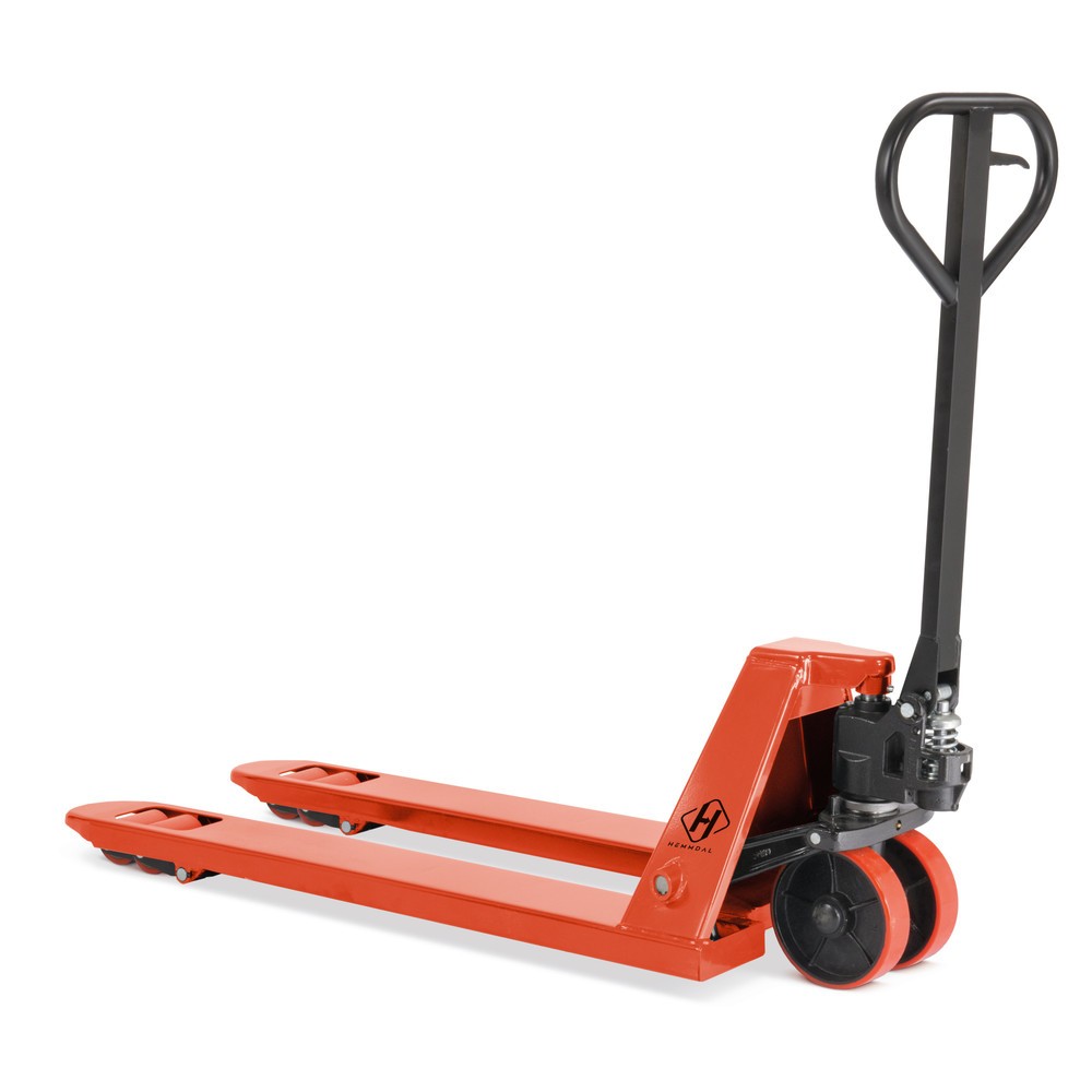 Handhubwagen HEMMDAL PTM 2.5, Tragfähigkeit 2.500 kg, Gabellänge 1.150 mm, Polyurethan, Tandemrollen