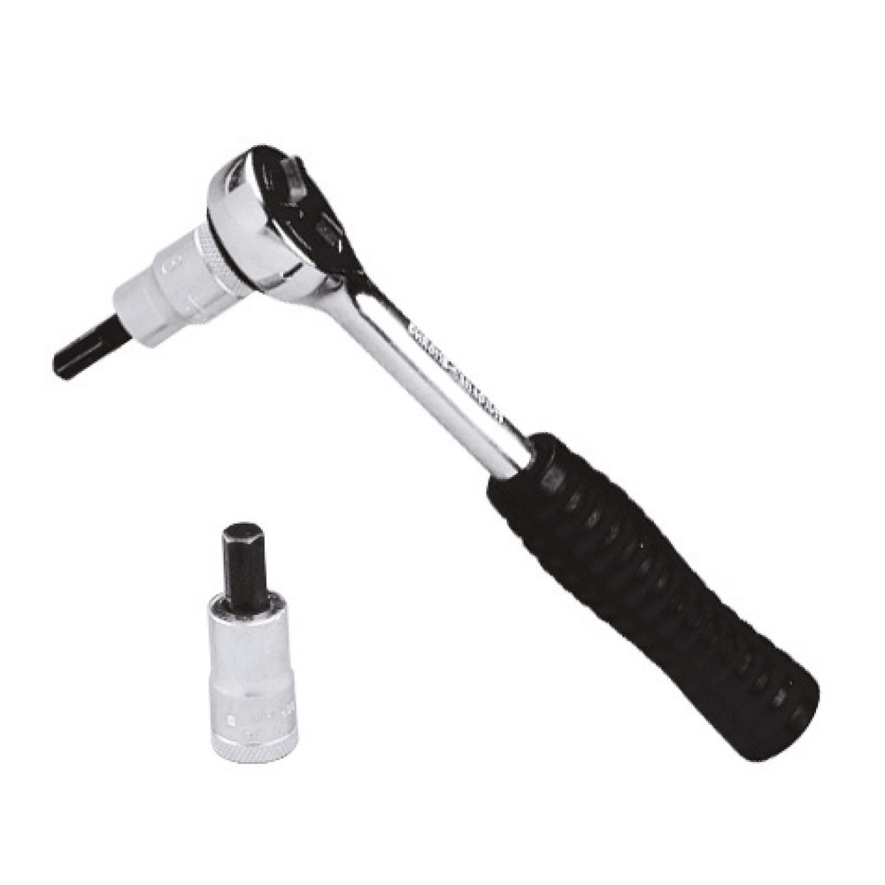 Ratsche für Kee Klamp® Rohrverbindersystem, inkl. 2 Einsätzen