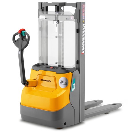 Jungheinrich Elektro-Hochhubwagen EJC 112i ZT, Zweifach-Teleskop-Hubgerüst, Tragfähigkeit 1.200 kg