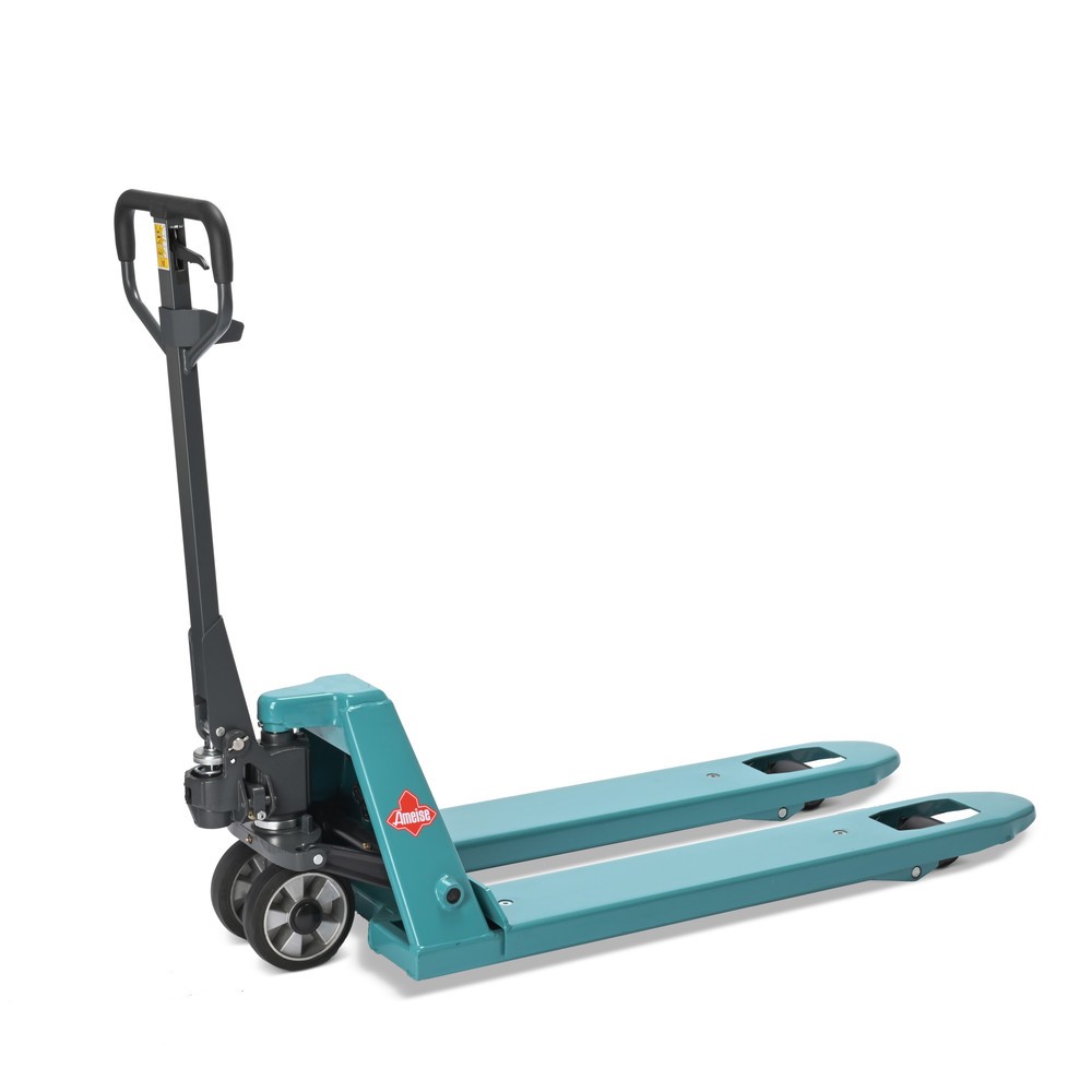 Hubwagen mit Waage Ameise® PTM 2.0 Scale mit Display am Deichselkopf, Tragkraft 2.000 kg, Einfachrollen