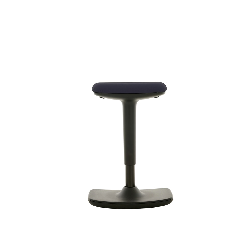 HEMMDAL Stehhocker, Kunstledersitz, Sitzhöhe 560-690 mm, Bodenwippe konvex