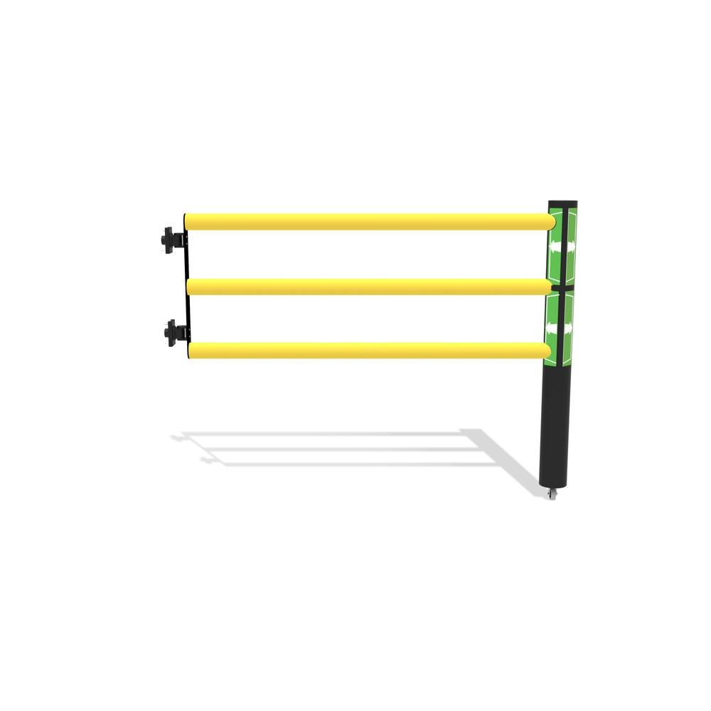 Dancop Schwingtür für Rammschutzgeländer "Delta", Innen- und Aussenbereich, HxB 1.200 x 1.500 mm