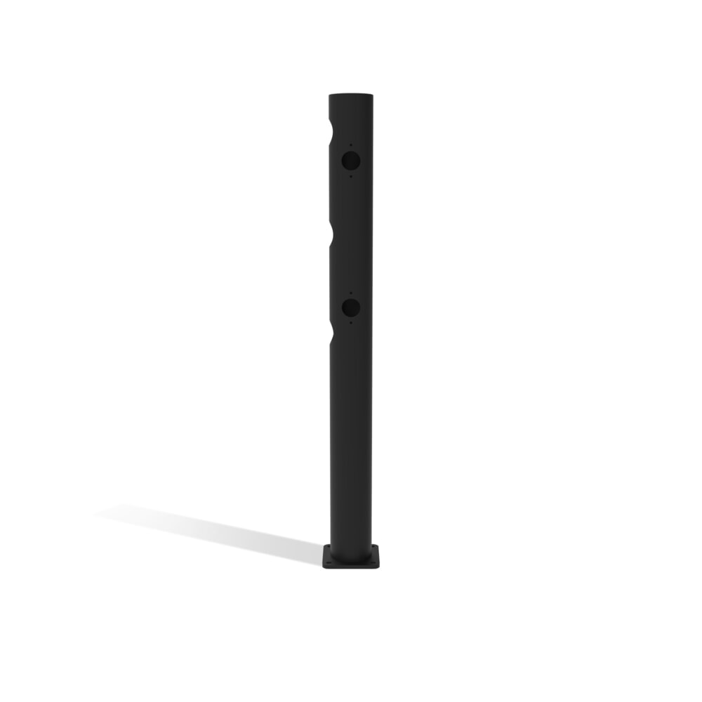 Dancop Eckpfosten für Schwingtür von Sicherheitsgeländer "Delta", rechts, Innen- und Außenbereich, 1.200 mm Höhe