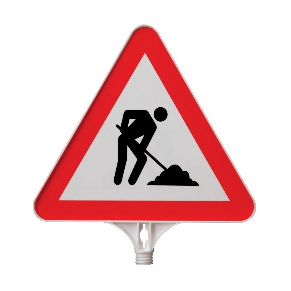 Hinweisschild Bauarbeiten, Dreieck, Seitenlänge 390 mm