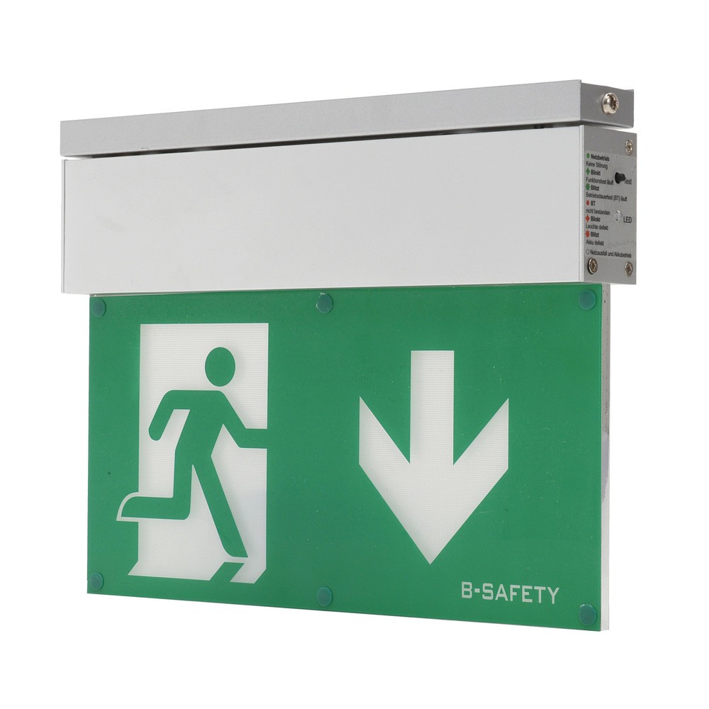 B-Safety LED-Rettungsleuchte Premium, Wandmontage, Schutzklasse I, IP 40