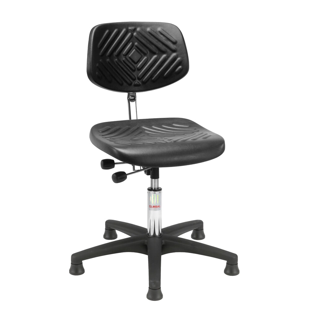 Global Stole A/S Arbeitsdrehstuhl Prestige, Sitzhöhe 520-710 mm, Bodengleiter, Kunststoffbasis
