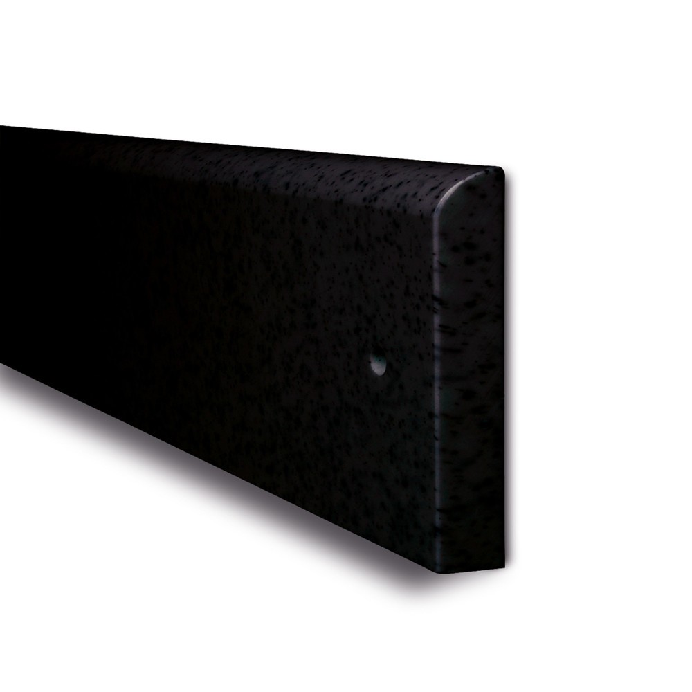 MORAVIA Prallschutz für Wände, zum Montieren, HxB 200 x 20 mm, Länge 2.060 mm, schwarz