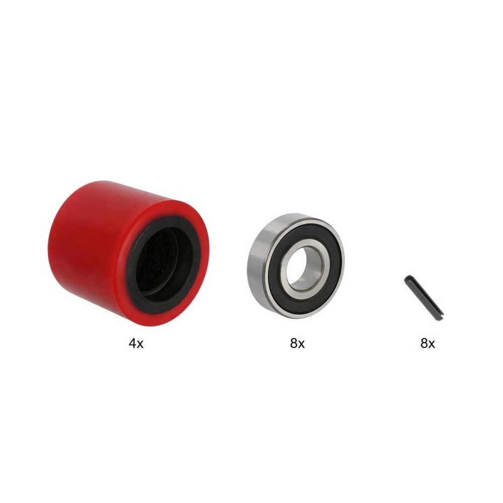 Self-Service-Kit für Elektro-Hubwagen Ameise® PTE 1.3 Lastrollenwechsel, 21-teilig