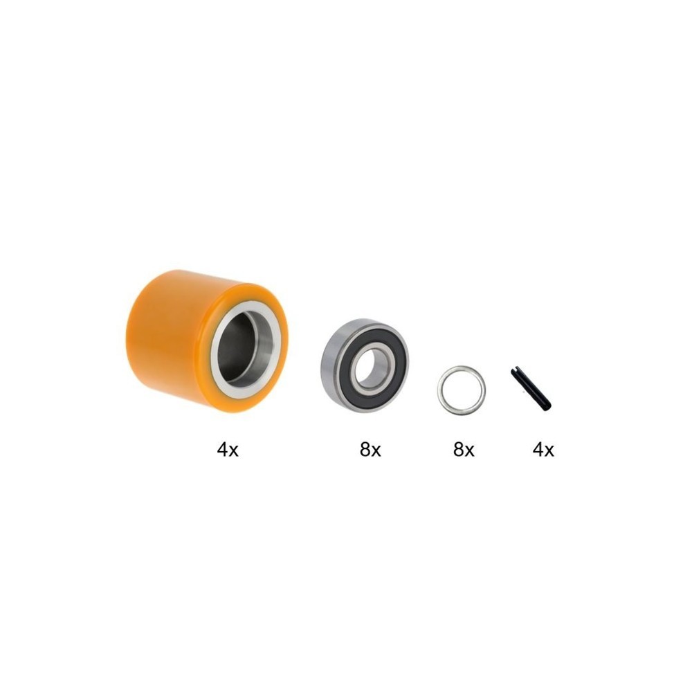 Self-Service-Kit für Elektro-Hubwagen Ameise® PTE 1.5 Lastrollenwechsel, 29-teilig