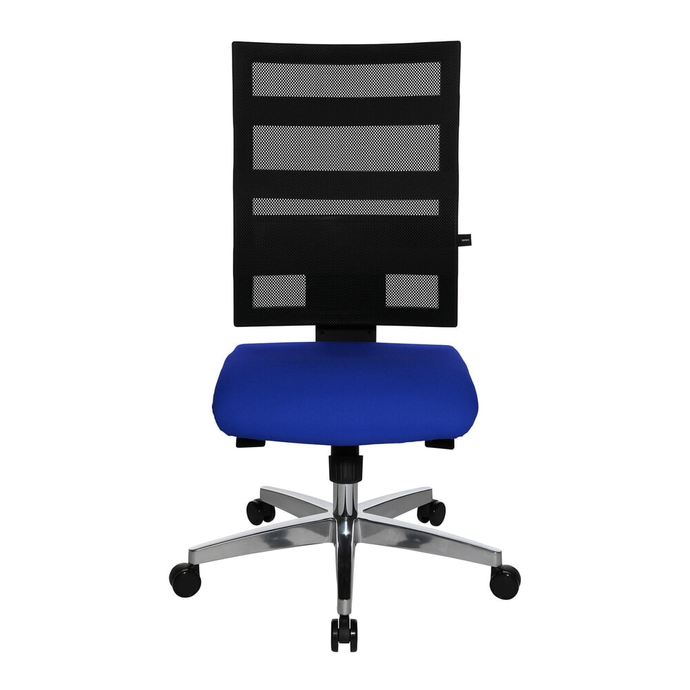 Topstar® Bürodrehstuhl X-Pander, Netzrücken, Fitness-Funktion, blau