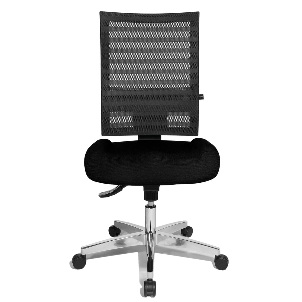 Topstar® Bürodrehstuhl P91-NET, Netzrücken schwarz, Sitz schwarz