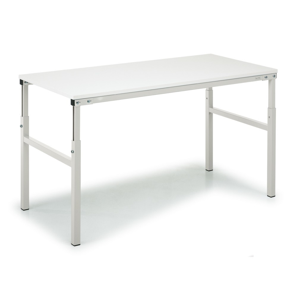 TRESTON TP-Arbeitstisch, ESD, manuell höhenverstellbar, BxT 1.800 x 900 mm
