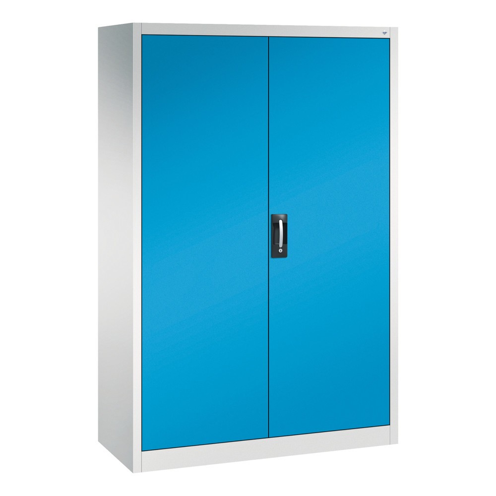 C+P Werkzeugschrank, Schubladen 4x86 + 2x174 mm, 6 Böden, Breite 1.200 mm, lichtgrau, lichtblau