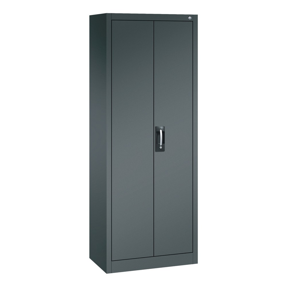 C+P Werkstatt-Flügeltürschrank mit 4 Fachböden, HxBxT 1.950 x 800 x 400 mm, anthrazitgrau, anthrazitgrau
