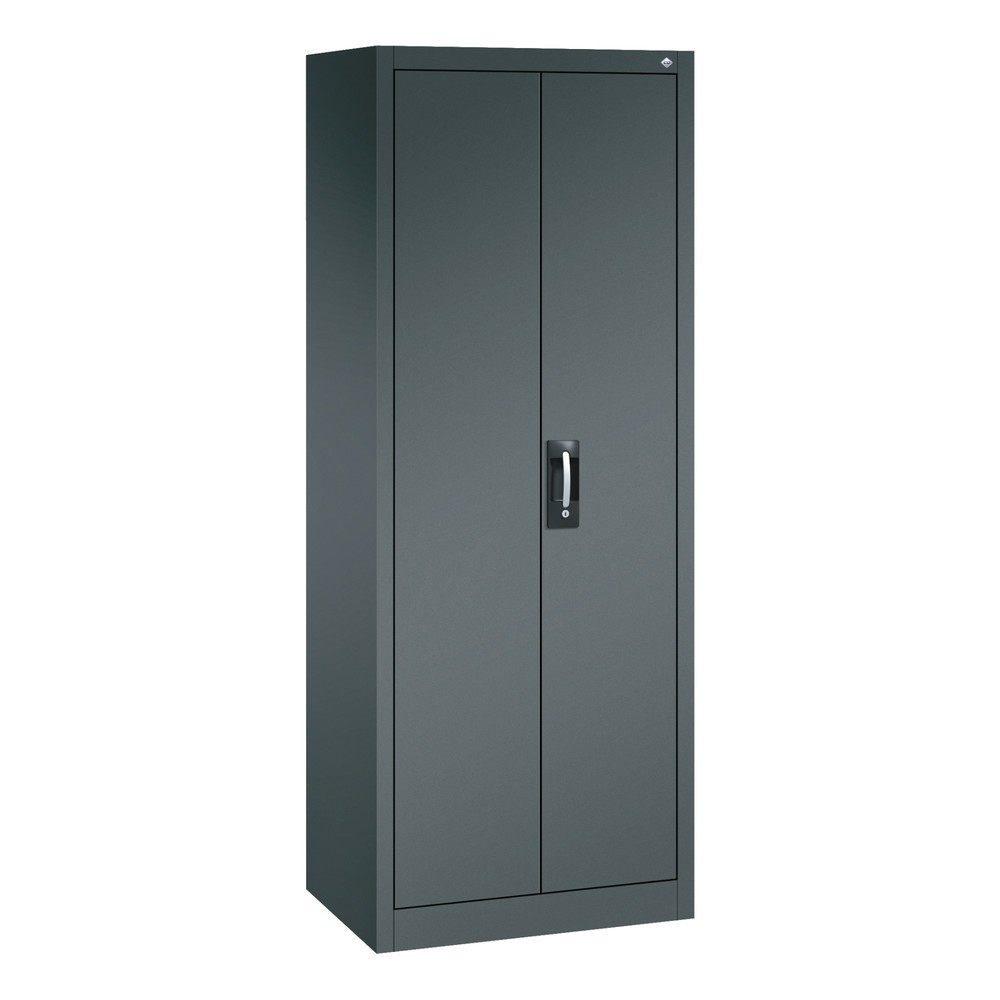 C+P Werkstatt-Flügeltürschrank mit 4 Fachböden, HxBxT 1.950 x 800 x 500 mm, anthrazitgrau, anthrazitgrau