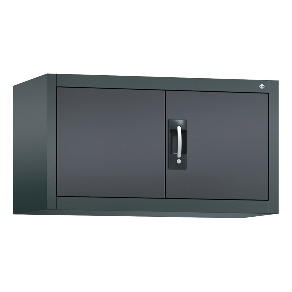 C+P Beistellschrank, HxBxT 500 x 930 x 400 mm, anthrazitgrau, schwarzgrau