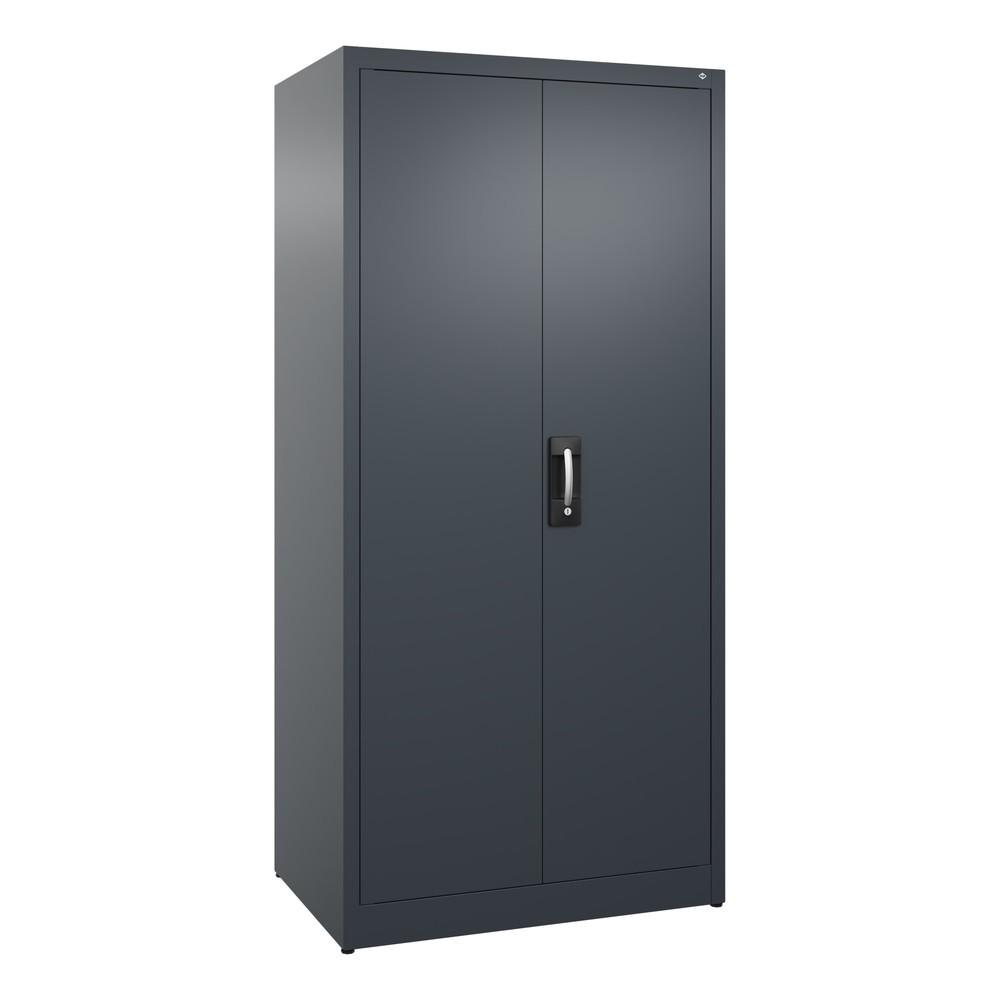 C+P Flügeltürenschrank, 5 OH, HxBxT 1.950 x 930 x 600 mm, anthrazitgrau, anthrazitgrau