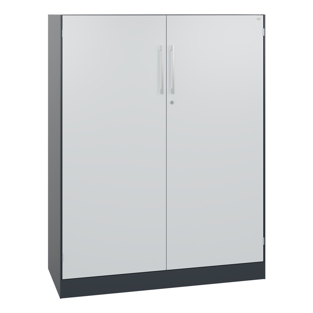 C+P Flügeltürenschrank Asisto, 3 OH, Breite 1.000 mm, anthrazitgrau, lichtgrau