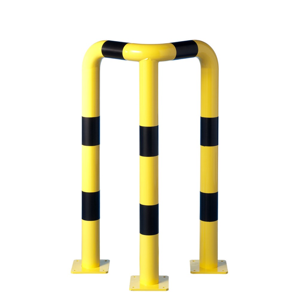 MOTTEZ Rammschutzbügel, Innenbereich, winkelförmig, HxT 1.200 x 640 mm