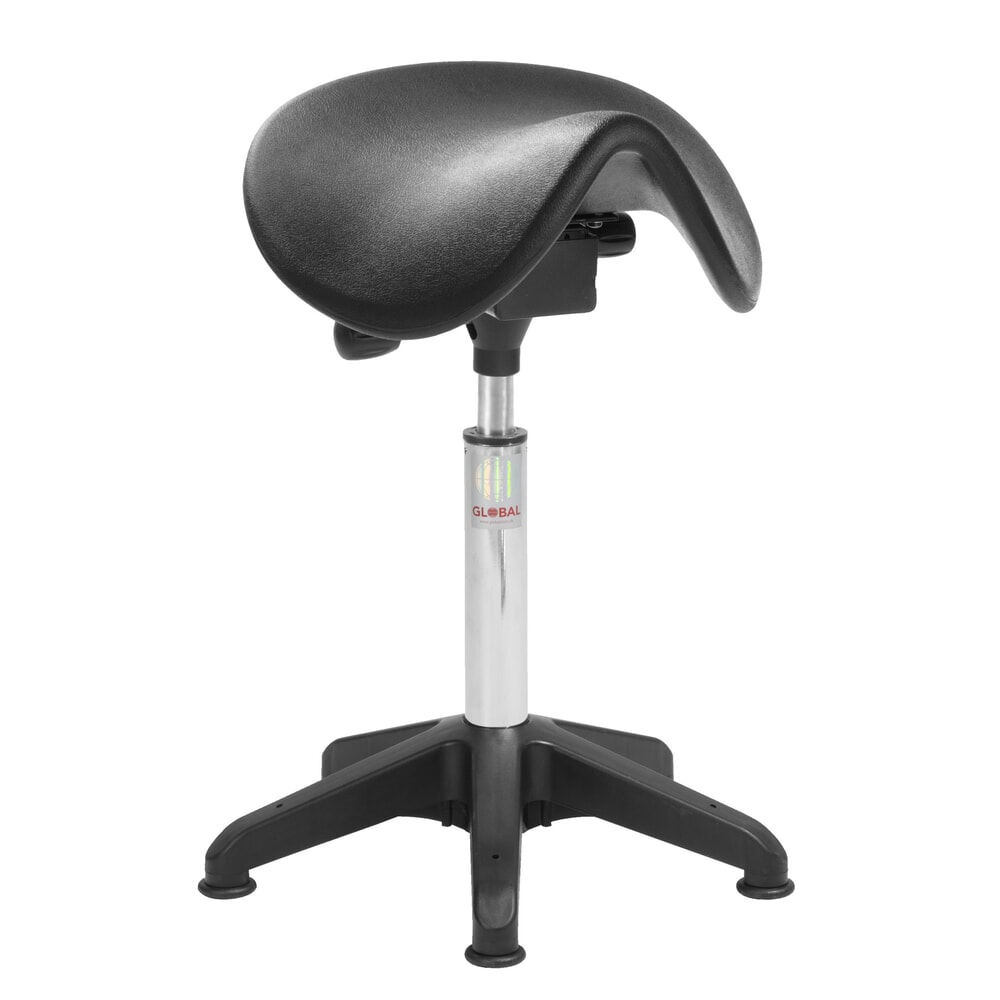 Global Stole A/S Sattelhocker Dalton Easy seat Octopus, Bodengleiter, Polyurethan, schwarz