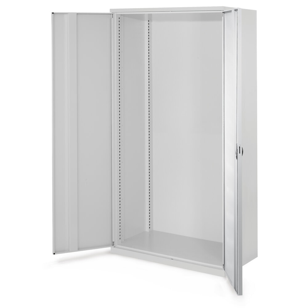 Kappes Schwerlastschrank Leergehäuse, ohne Mitteltrennwand, HxBxT 1.950 x 1.000 x 600 mm, Vollblechtür, lichtgrau
