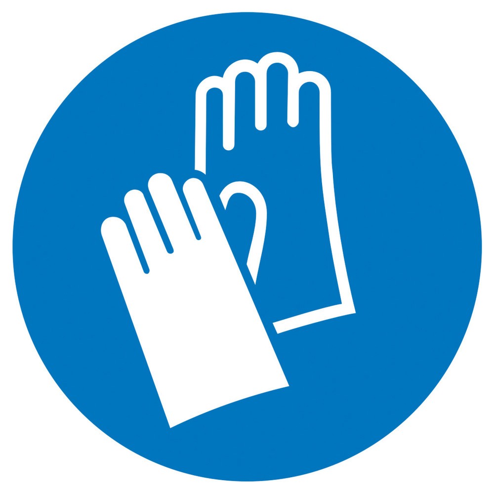 SafetyMarking® Handschutz benutzen, Ø 100 mm, Alu