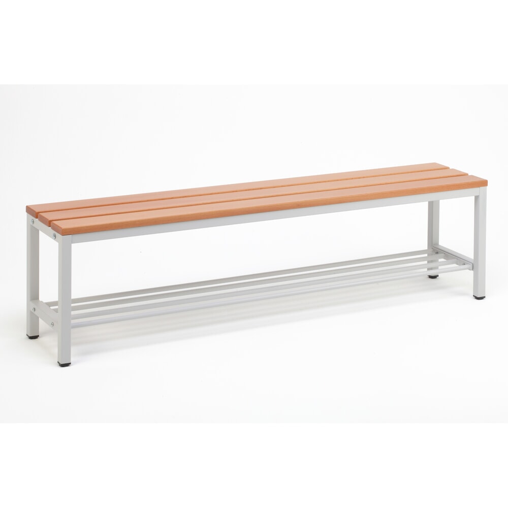 Steinbock® Umkleidesitzbank, Breite 1.500 mm, mit Schuhrost