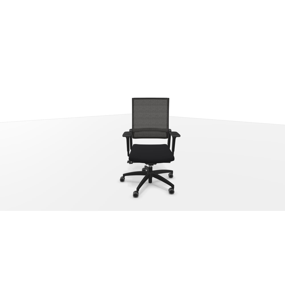 Dauphin Bürostuhl, Lordo flex, mit hoher flexibler Netz-Rückenlehne, Syncro-Quickshift®-Mechanik, schwarz