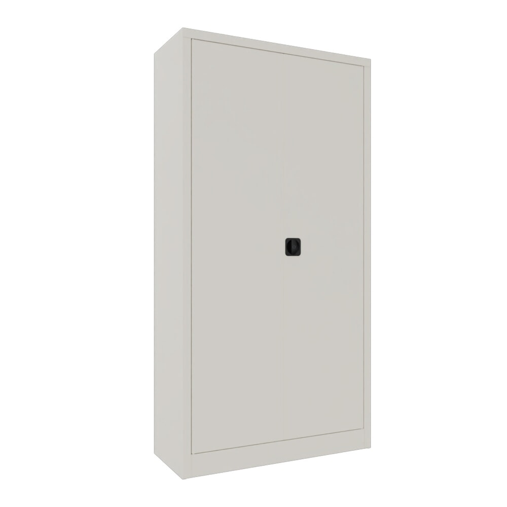 PAVOY Grossraum-Flügeltürschrank, 4 Fachböden, HxBxT 1.950 x 1.000 x 400 mm, reinweiss, reinweiss