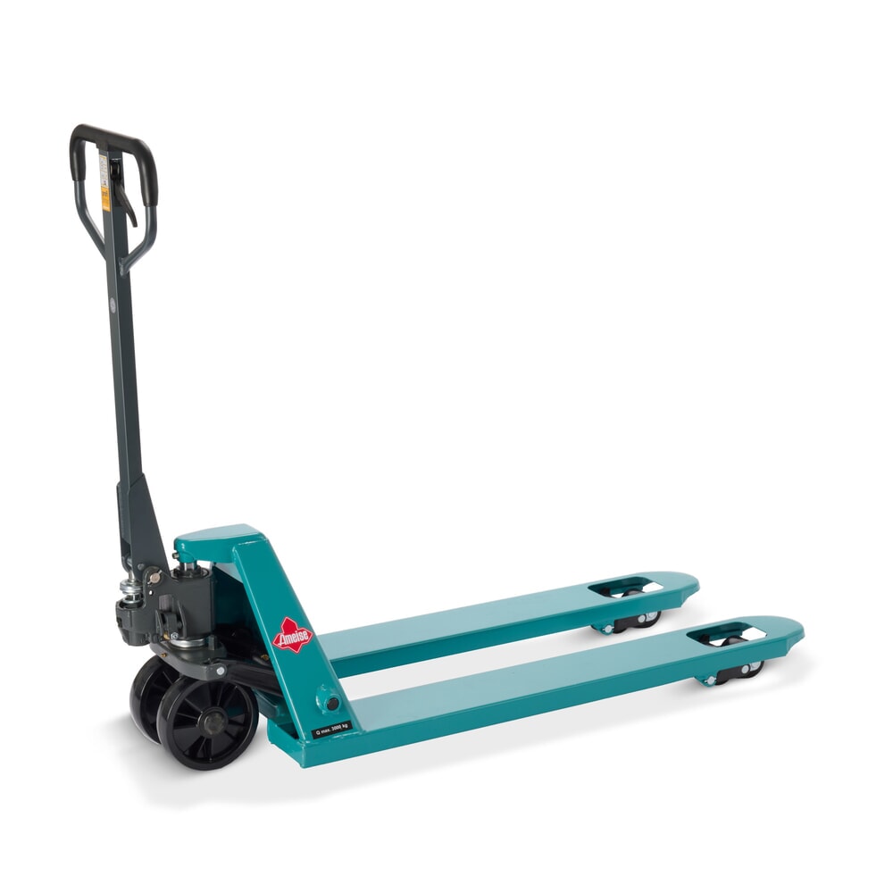 Handhubwagen Ameise® PTM 3.0, Tragfähigkeit 3.000 kg, Gabellänge 1.150 mm, Polyurethan, Tandemrollen