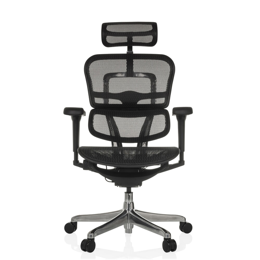 hjh OFFICE Chefsessel ERGOHUMAN ULTRA GEN2, Netzrückenlehne, Tragkraft 120 kg, Sitzhöhe 460 580 mm, schwarz