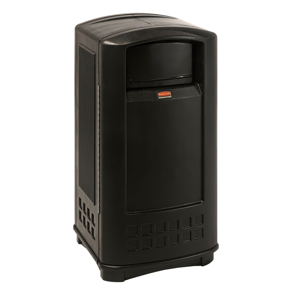 Rubbermaid® Abfallcontainer Landmark™ Jr., 132,5 l, schwarz