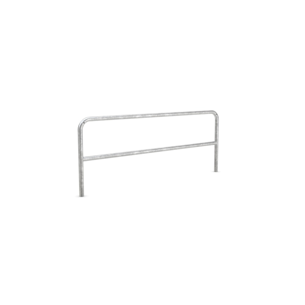 wsm® Anlehnbügel mit Knierohr, zum Einbetonieren, Länge 2.000 mm