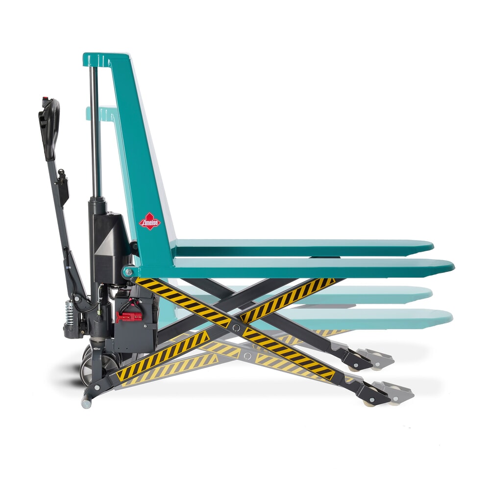 Scherenhubwagen Ameise® PTM 1.0 Scissor elektrohydraulisch, Tragfähigkeit 1.000 kg, Gabellänge 1.170 mm