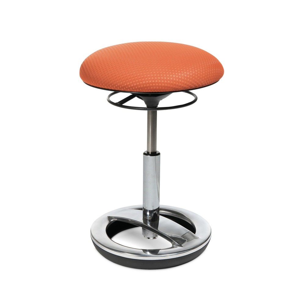 Topstar® Ergonomischer Hocker Sitness®, Sitzhöhe 44-57 cm, orange