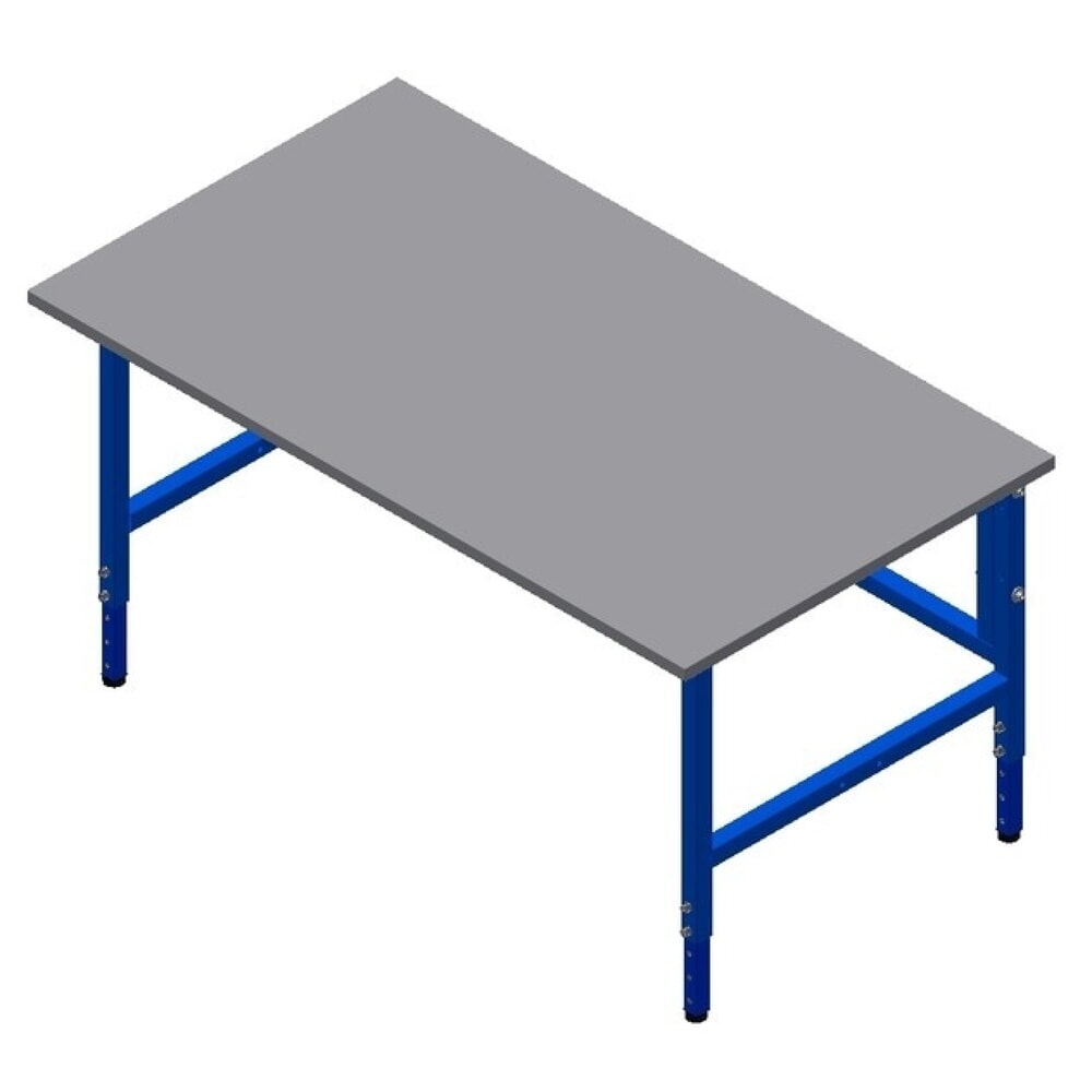 DAHMEN Manuell höhenverstellbarer Packtisch Classic, einseitig, HxBxT 700-950 x 1.600 x 900 mm